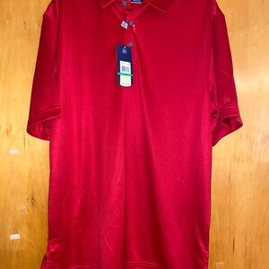 Red Men's Polo Shirt